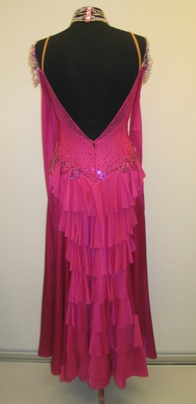 Passion Pink Ballroom Dress